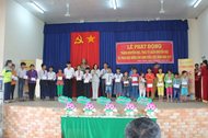Trao “Tủ sách khuyến học” tại xã An Phú Thuận, huyện Châu Thành