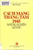 Cách mạng tháng Tám 1945 những sự kiện lịch sử